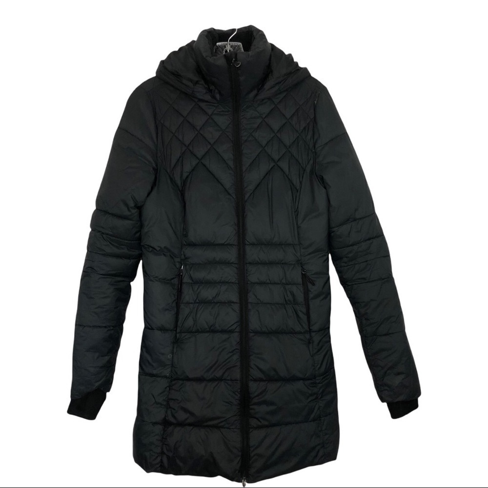 Champion Women's Long Puffer Jacket Hooded